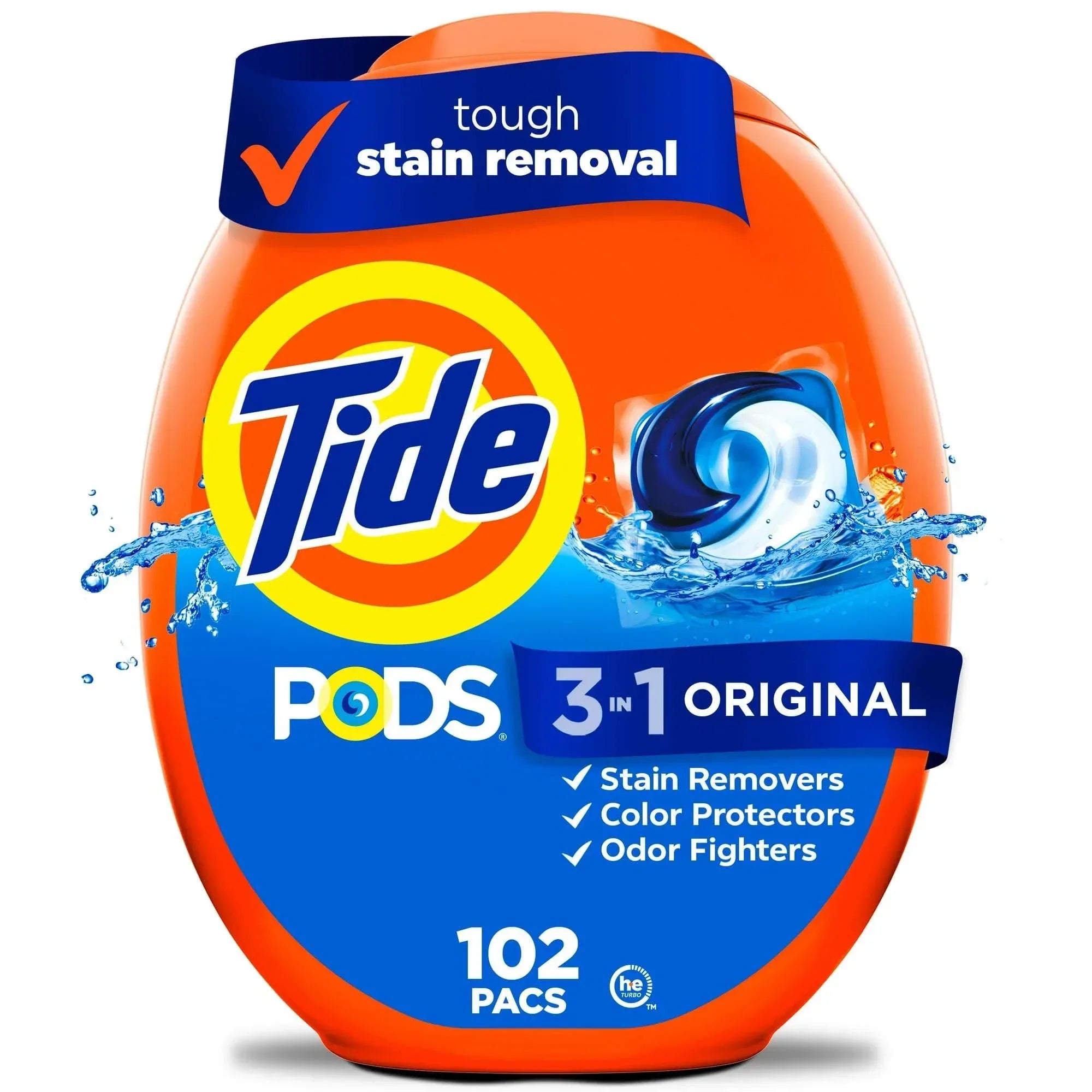 Tide PODS Liquid Laundry Detergent Pacs, Original Scent, 42 Count - USA MEGA SHOP