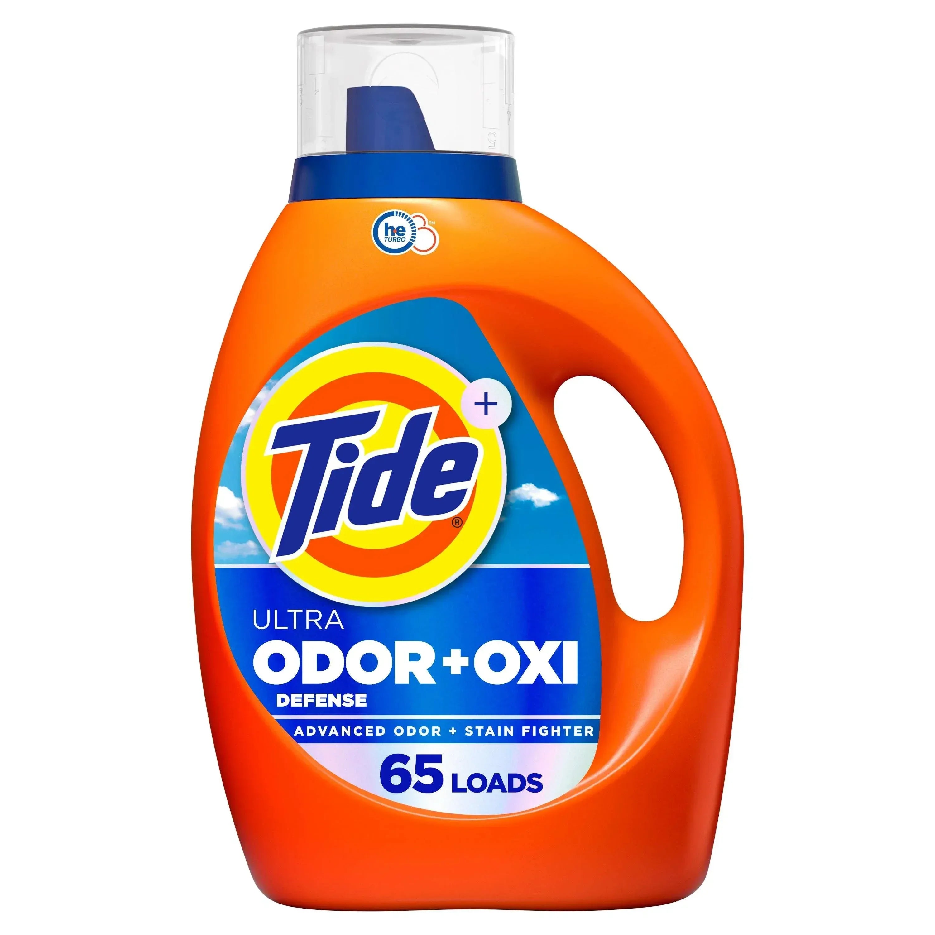 Tide Ultra Odor Defense Plus Oxi Liquid Laundry Detergent, 73 fl oz, 52 Loads