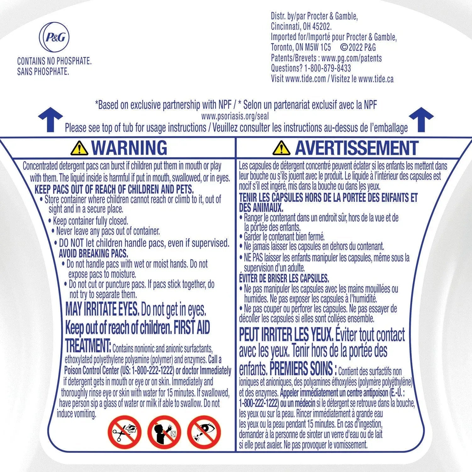 Tide PODS Free & Gentle Laundry Detergent Pacs, 152 Ct