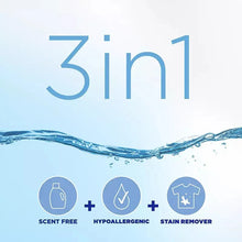 Tide PODS Free & Gentle 3-in-1 detergent: scent free, hypoallergenic, stain remover.