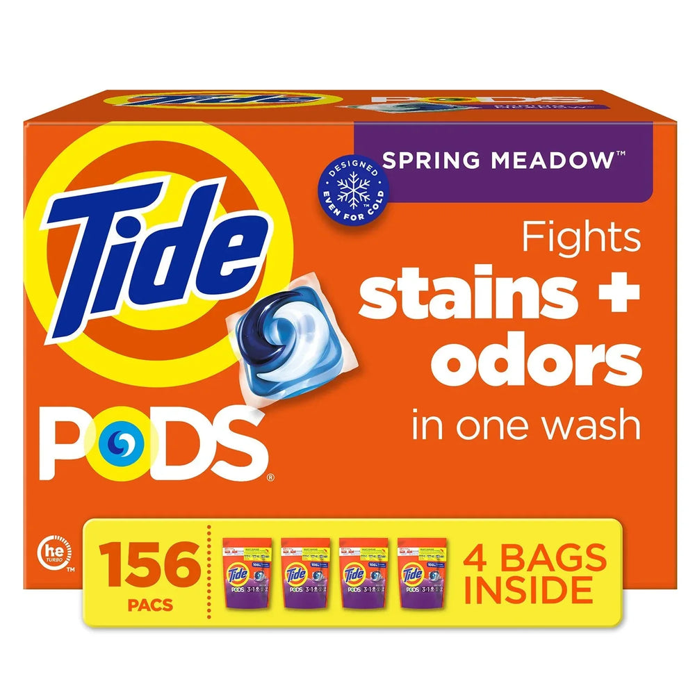 Tide PODS Laundry Detergent Pacs, Spring Meadow, 156 ct. - USA MEGA SHOP