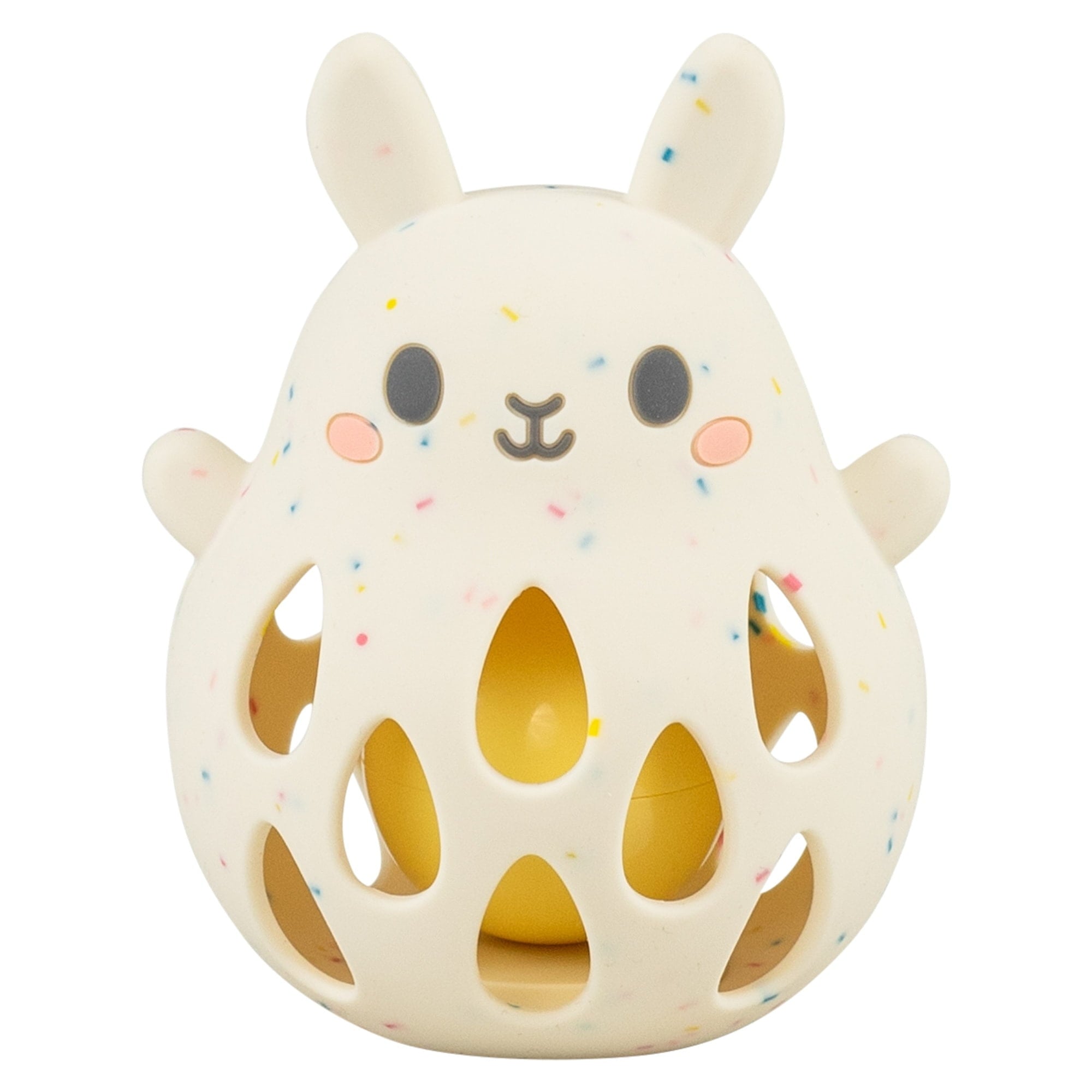 Tiger Tribe Bunny Silicone Baby Rattle – Soft BPA-Free Sensory Toy with Gentle Sound for Newborns & Infants 0–2 Years