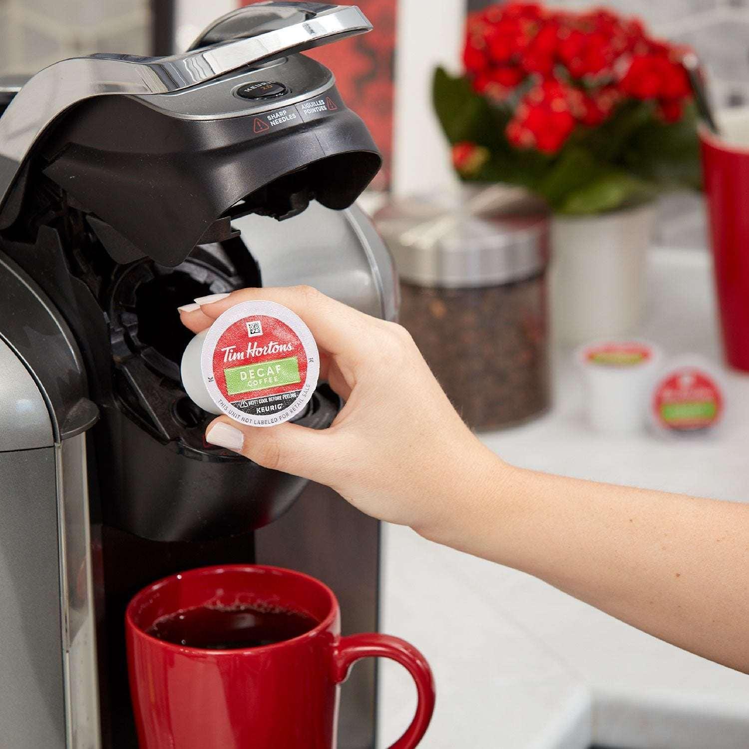 Tim Hortons Decaf Original Blend Medium Roast Coffee Pods, 100 ct.
