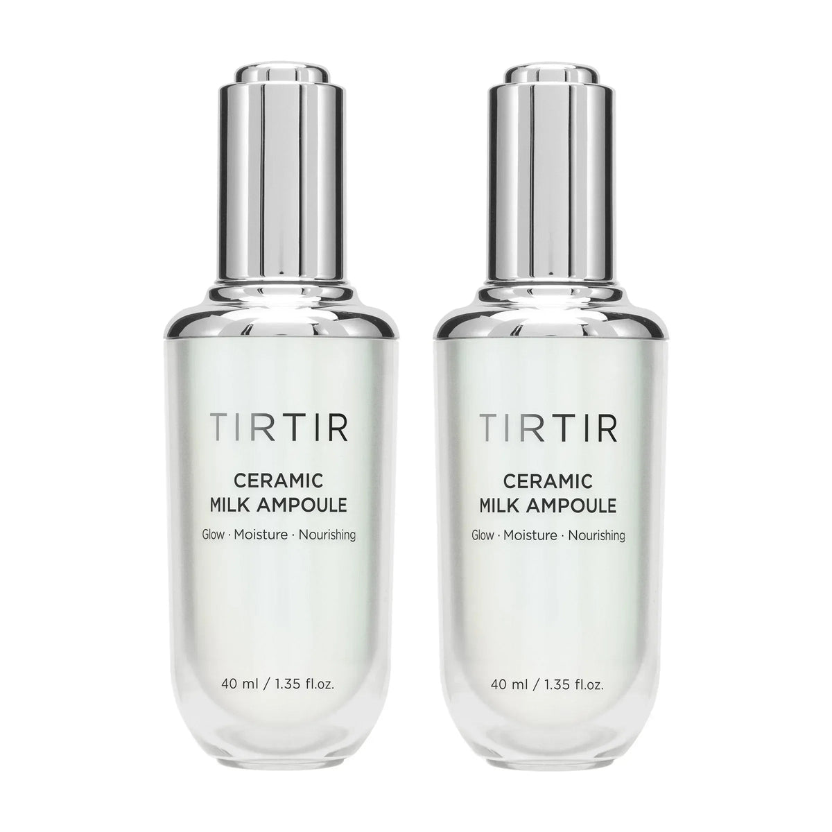 TirTir Ceramic Milk Ampoule 1.35 fl oz, 2-pack