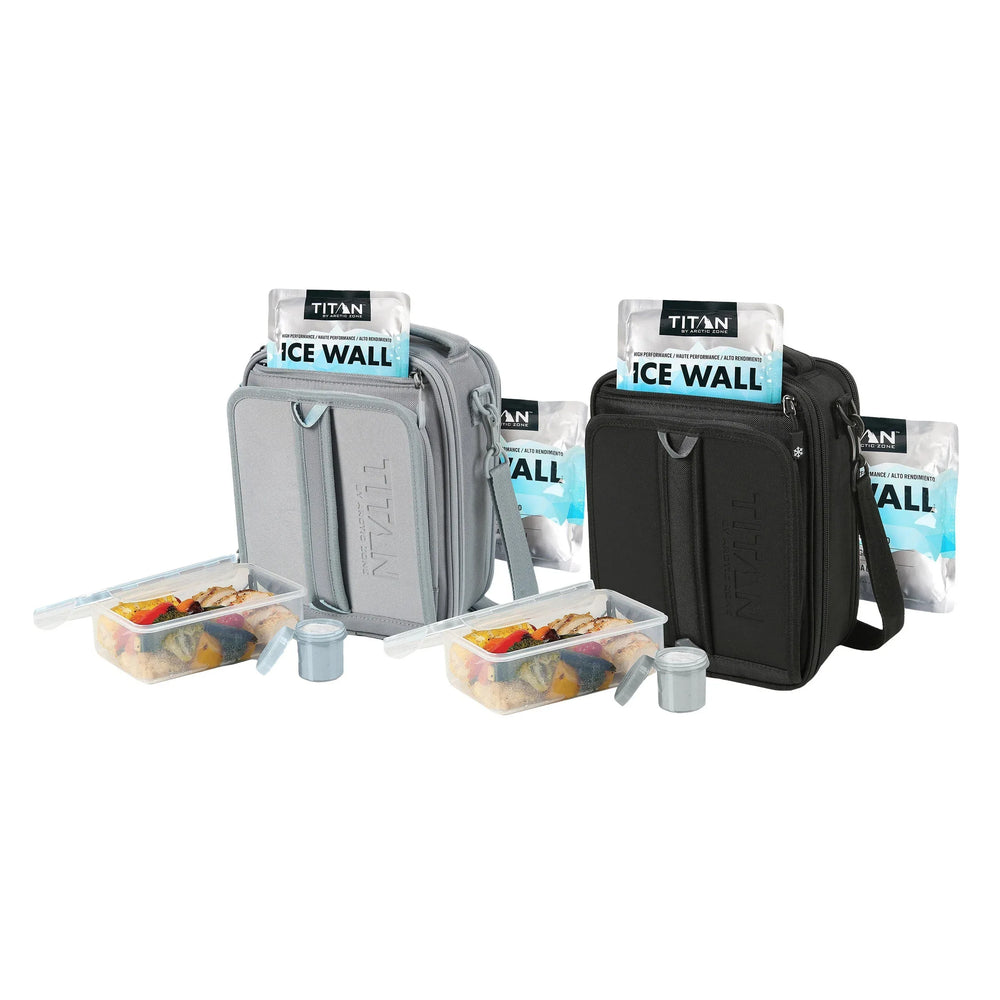 Titan Arctic Zone Fridge Cold, Crush Resistant Lunch Pack with 2 Ice Walls, 2-pack - USA MEGA SHOP