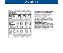 Toaster pastry variety pack nutrition facts panel