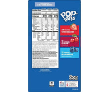 Toaster pastry variety pack nutrition facts and ingredients panel