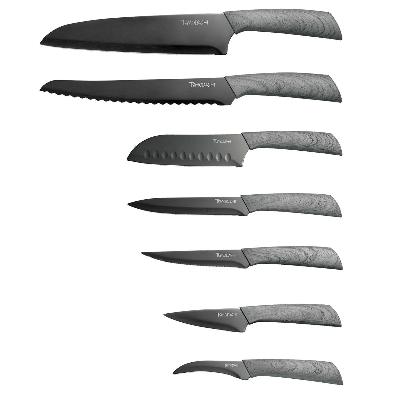 Tomodachi Raintree Ash 13-Piece Cutlery Block Set - USA MEGA SHOP