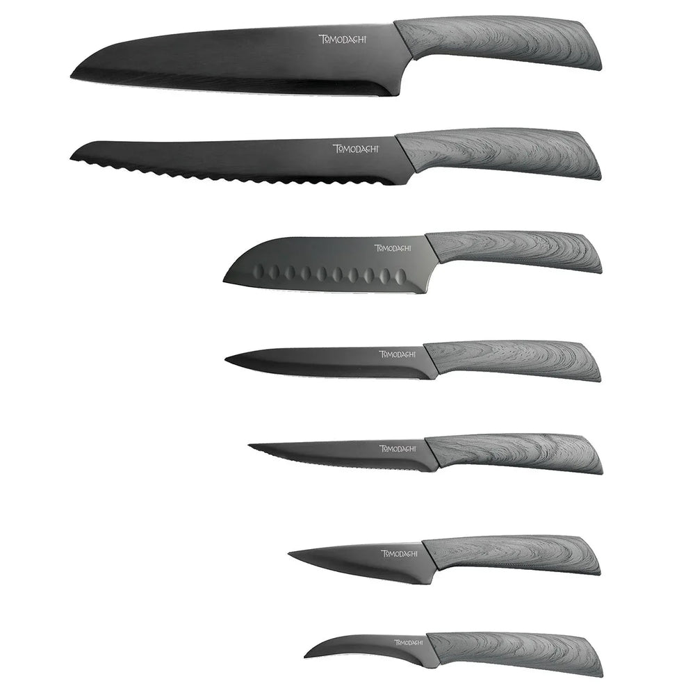 Tomodachi Raintree Ash 13-Piece Cutlery Block Set - USA MEGA SHOP