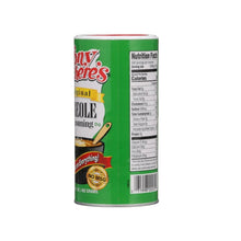 Tony Chachere's Original Creole Seasoning can back panel with Nutrition Facts