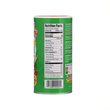 Tony Chachere's Creole Seasoning can back panel with Nutrition Facts label