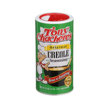 Tony Chachere's Original Creole Seasoning can, green with red lid, 17 oz