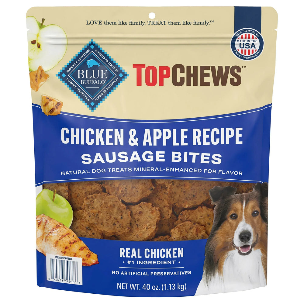 Top Chews Chicken & Apple Recipe 100% Natural Dog Treats - USA MEGA SHOP