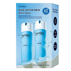 Torriden Dive In for Men All In One Moisturizer, 7.05 oz, 2-pack - USA MEGA SHOP