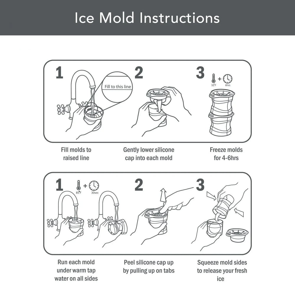 Tovolo 4-Piece Silicone Holiday Bow Ice Molds - USA MEGA SHOP