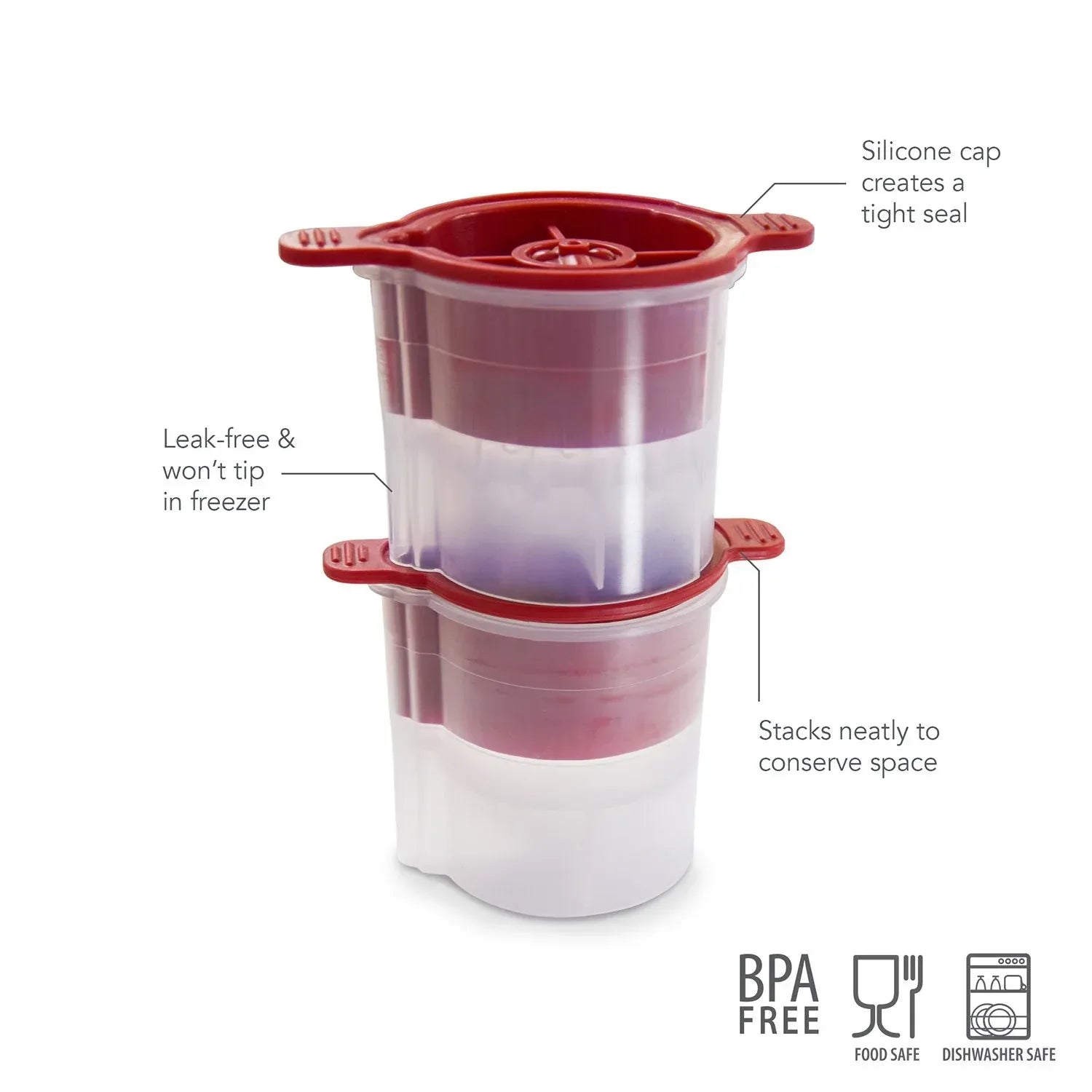Tovolo Ice Mold Set, 4 Pack