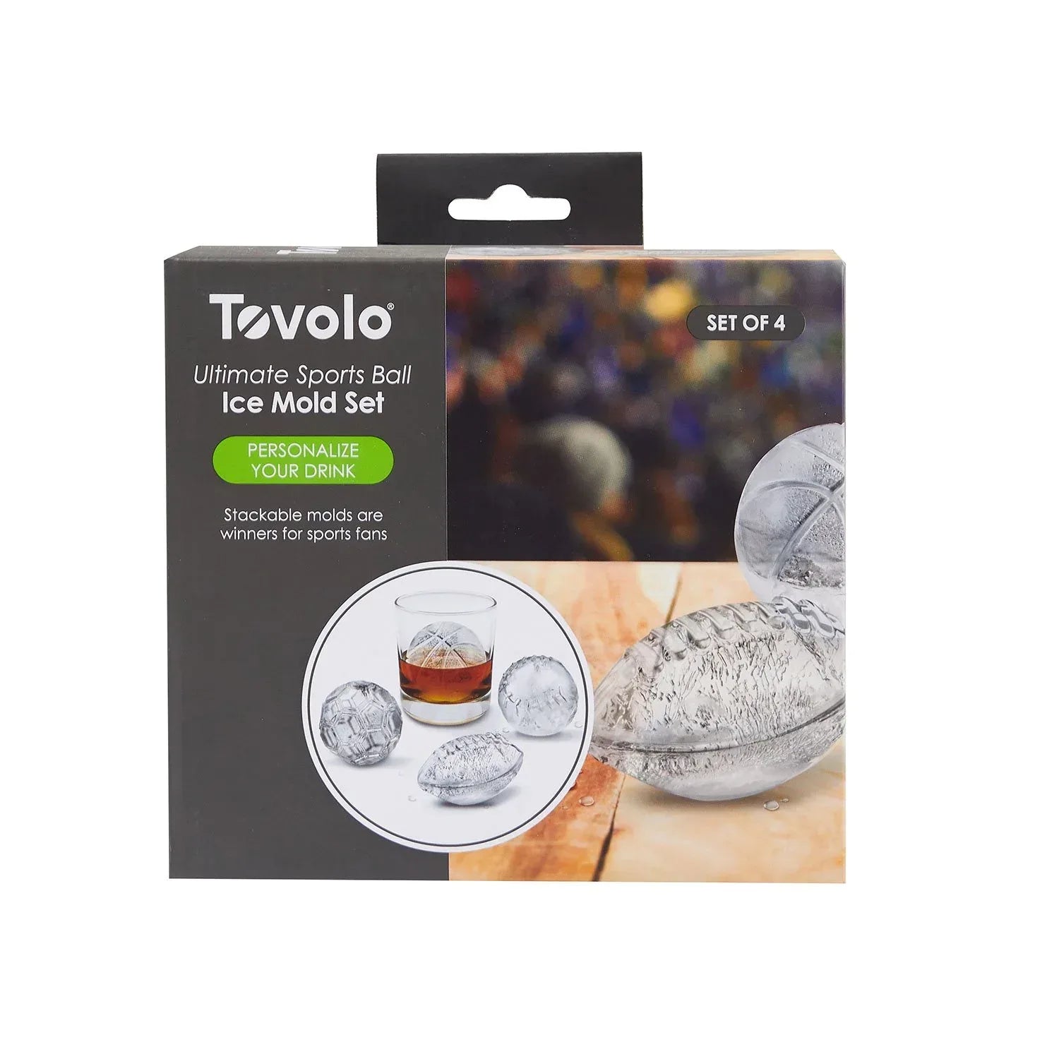 Tovolo Ice Mold Set, 4 Pack