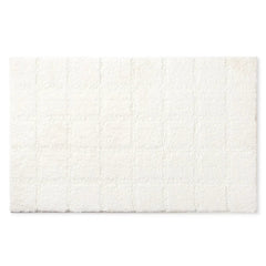 Town & Country Everyday Ultra Plush Solid Tufted Windowpane Bath Mat 20"x32"