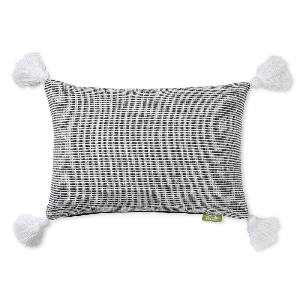 Town & Country Terra Alara Ribbed Texture Decorative Pillow, Choose Size - USA MEGA SHOP