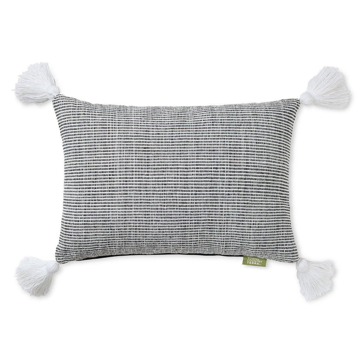 Town & Country Terra Alara Ribbed Texture Decorative Pillow, Choose Size - USA MEGA SHOP