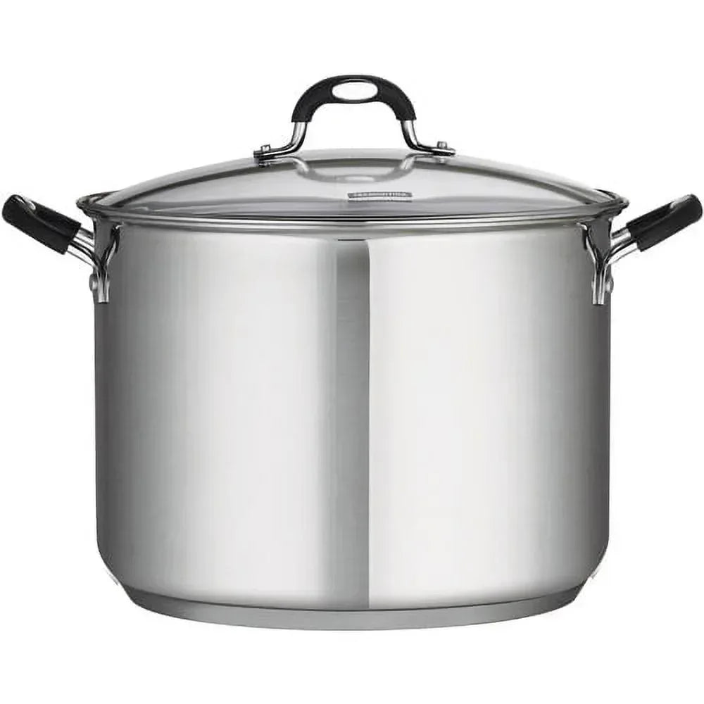 Tramontina Stainless Steel 12 Quart Covered Stock Pot