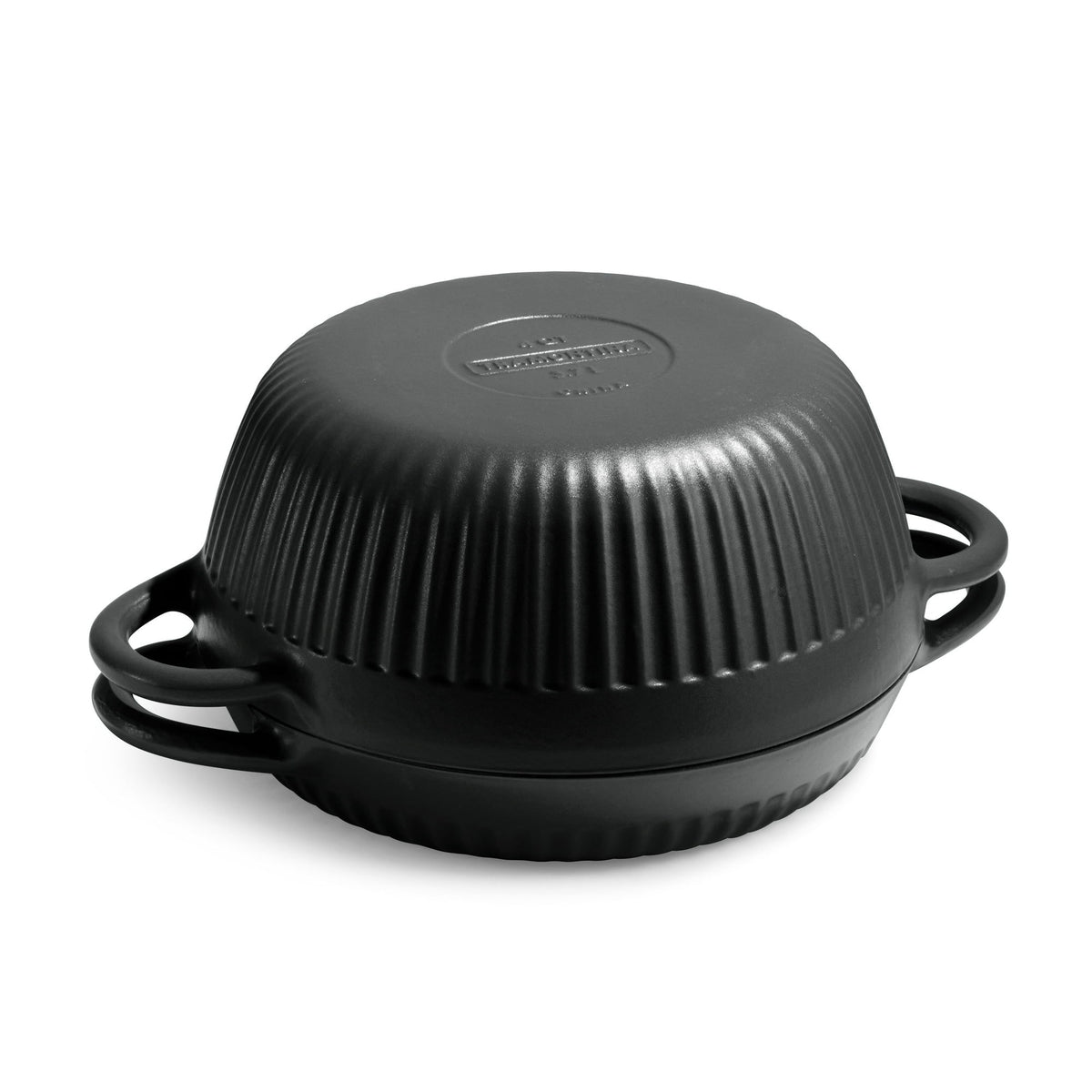 Tramontina 4 QT Enameled Cast Iron Dutch Oven for Bread Baking – Multipurpose Bread Oven, Black
