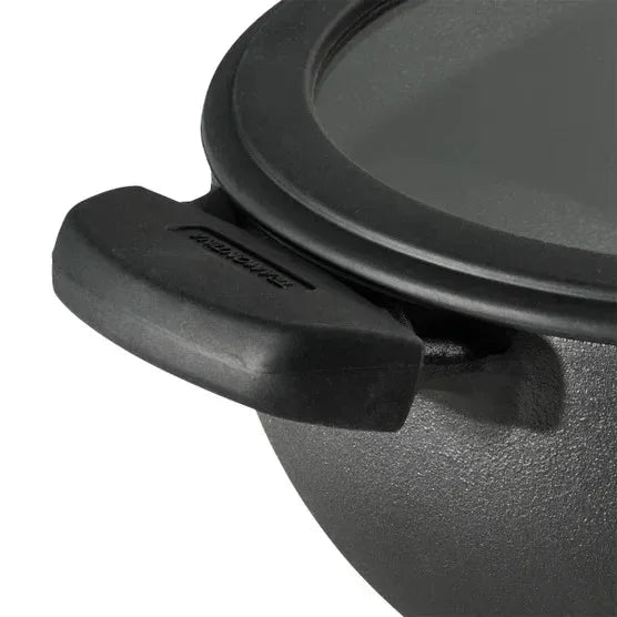 Tramontina 3-piece Cast Iron 7-quart Deep Kadai & Flat Tawa Cookware Set