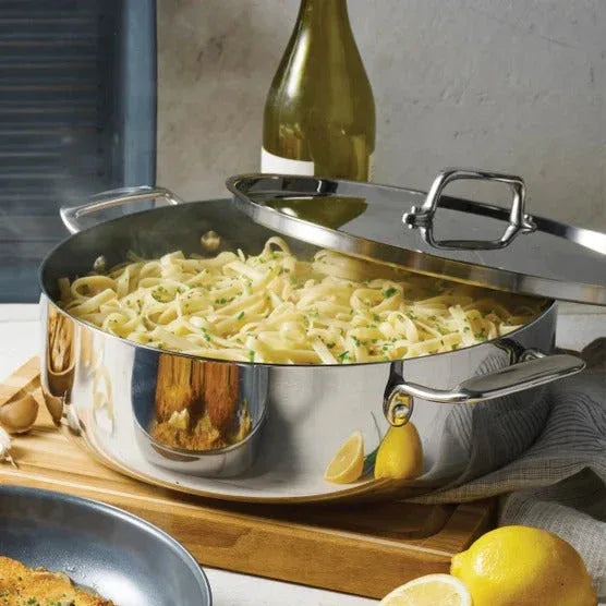 Tramontina 6.5 Qt Covered Casserole, 12-inch Dosa Tawa & Tadka Set - USA MEGA SHOP