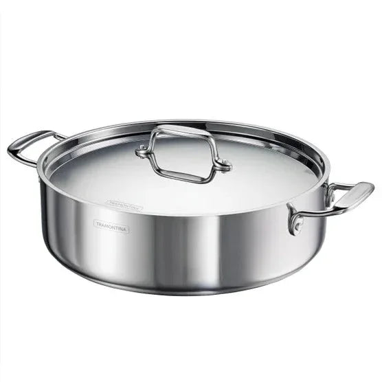 Tramontina 6.5 Qt Covered Casserole, 12-inch Dosa Tawa & Tadka Set - USA MEGA SHOP