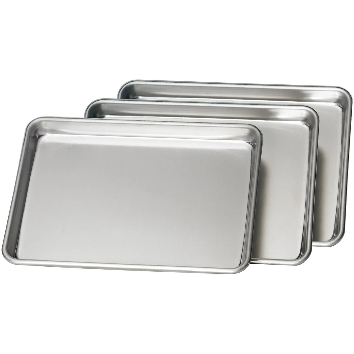 Tramontina Aluminum Baking Sheet Pan, Quarter Size, 9.5"L x 13"W, 3 ct - USA MEGA SHOP