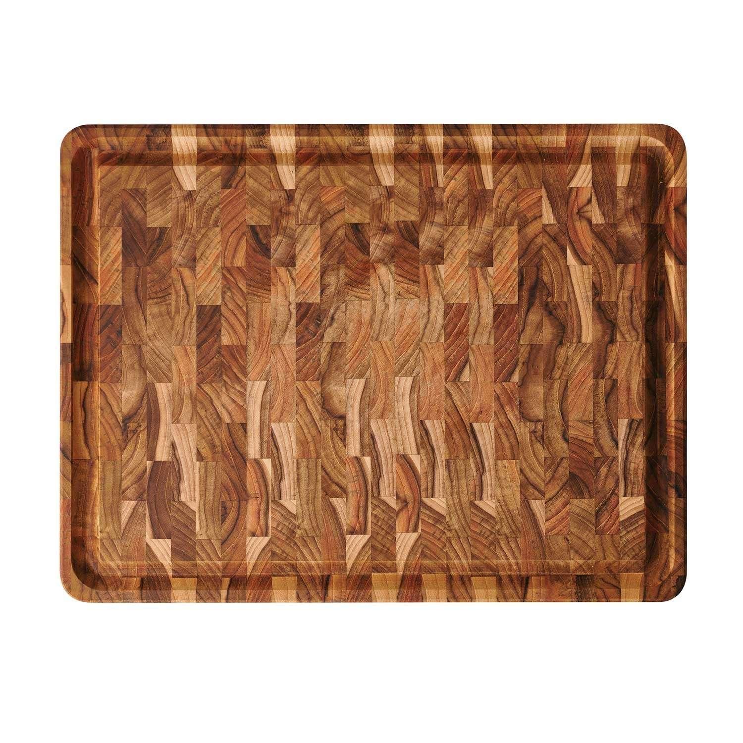 Tramontina Authentic Teak Wood End-Grain Chopping Board - USA MEGA SHOP