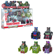 Action figure 5-pack box with five colorful robot figures