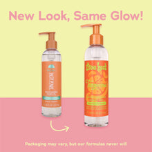 Tree Hut tangerine moisturizing shave oil with two clear pump bottles side by side