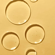 Amber gel texture with circular droplets