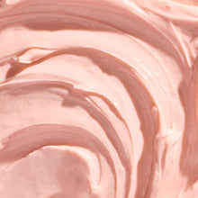 Creamy whipped shave butter texture, pink swirls