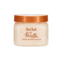 Tree Hut Vanilla shea sugar scrub jar with copper lid, 3.4 oz