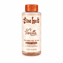 Vanilla foaming gel wash bottle with copper cap