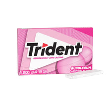 Trident sugar-free gum box, Bubblegum flavor, 14 sticks