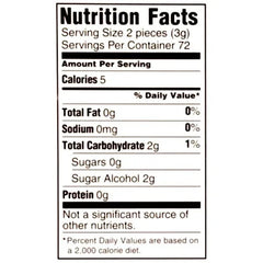 Trident White Sugar Free Gum, Wintergreen, 16 Pieces, 9-count