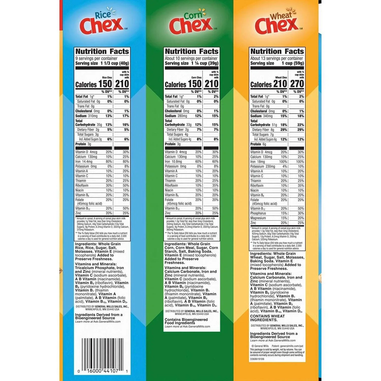 Triple Chex Rice Cereal, 54.25 oz. - USA MEGA SHOP