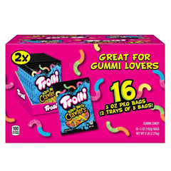 Trolli Sour Brite Crawlers Candy, 5 oz, 16-count - USA MEGA SHOP