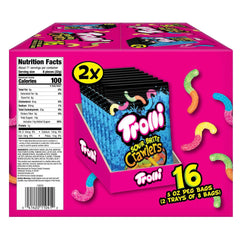 Trolli Sour Brite Crawlers Candy, 5 oz, 16-count - USA MEGA SHOP