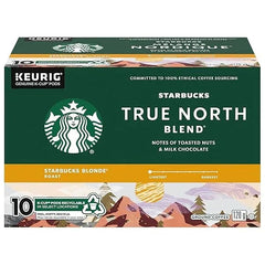 True North Blend Blonde Roast Coffee, K-cup Pods, 10 count, 120g/4 oz. Box (Imported from Canada)
