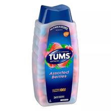 TUMS Ultra Strength antacid tablets container, Assorted Berries, 265 chewable tablets
