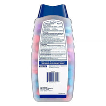 TUMS Ultra Strength antacid tablets container back, Drug Facts panel and barcode
