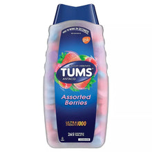TUMS Ultra Strength antacid tablets container, Assorted Berries, 265 count