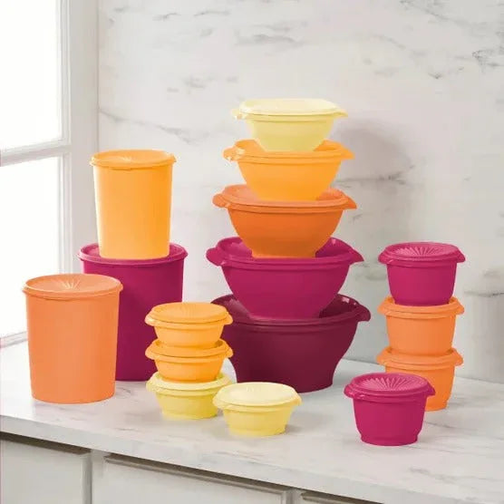 Tupperware Heritage Collection 32-piece Food Storage Container Set - USA MEGA SHOP