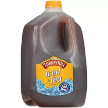 Turkey Hill iced tea gallon bottle with front Lemon flavor label
