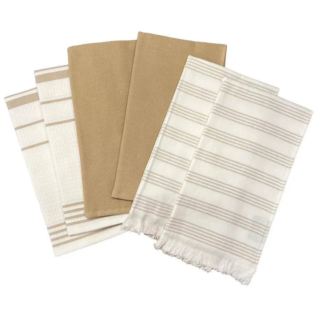 Turkish Utility Kitchen Towel, 6-piece Set