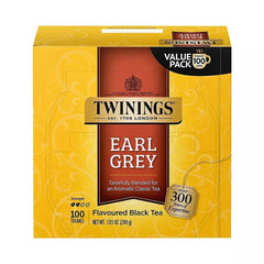 Twinings Earl Grey Black Tea Individually Wrapped Tea Bags, 100 ct.